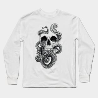 skull tentacles Long Sleeve T-Shirt